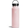 image:imageHydro Flask Water Bottle  Insulated Stainless Steel  Wide Mouth Flex Lid Non Spill Leakproof and Refillable in 40 Oz Popstar PinkTrillium