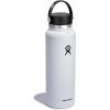 image:imageHydro Flask Water Bottle  Insulated Stainless Steel  Wide Mouth Flex Lid Non Spill Leakproof and Refillable in 40 Oz Popstar PinkWhite