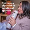 image:imageHydro Flask Water Bottle  Insulated Stainless Steel  Wide Mouth Flex Straw Lid Non Spill Leakproof and Refillable in 32 Oz Mermaid GreenGlimmer Cream