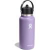 image:imageHydro Flask Water Bottle  Insulated Stainless Steel  Wide Mouth Flex Straw Lid Non Spill Leakproof and Refillable in 32 Oz Mermaid GreenMoonshadow