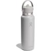 image:imageHydro Flask Water Bottle  Insulated Stainless Steel  Wide Mouth Flex Straw Lid Non Spill Leakproof and Refillable in 32 Oz Mermaid GreenTonal Birch