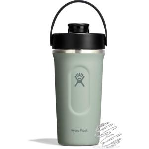 image:imageHydro Flask Shaker Bottle  Insulated Stainless Steel Gym Bottle for Pre Workout amp Protein 24 Oz Agave GreenAGAVE