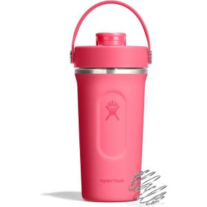 image:imageHydro Flask Shaker Bottle  Insulated Stainless Steel Gym Bottle for Pre Workout amp Protein 24 Oz Agave GreenPOPSTAR PINK