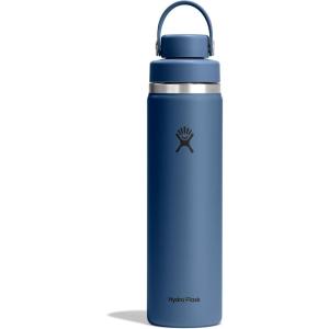 image:imageHydro Flask Water Bottle  Insulated Stainless Steel  Wide Mouth Flex Chug Lid Non Spill Leakproof in 32 Oz Harbor BlueHARBOR BLUE