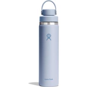 image:imageHydro Flask Water Bottle  Insulated Stainless Steel  Wide Mouth Flex Chug Lid Non Spill Leakproof in 32 Oz Harbor BlueSurf