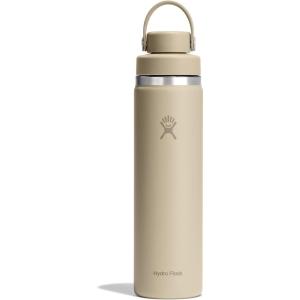 image:imageHydro Flask Water Bottle  Insulated Stainless Steel  Wide Mouth Flex Chug Lid Non Spill Leakproof in 32 Oz Harbor BlueTonal Oat
