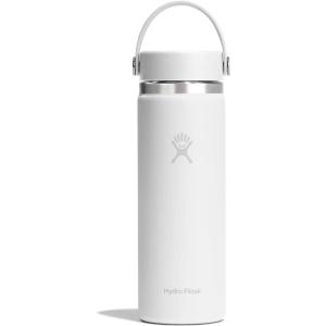 image:imageHydro Flask Water Bottle  Insulated Stainless Steel  Wide Mouth Flex Lid Non Spill Leakproof and Refillable in 40 Oz Popstar PinkTONAL WHITE