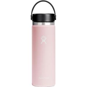 image:imageHydro Flask Water Bottle  Insulated Stainless Steel  Wide Mouth Flex Lid Non Spill Leakproof and Refillable in 40 Oz Popstar PinkTrillium