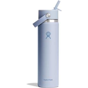 image:imageHydro Flask Water Bottle  Insulated Stainless Steel  Wide Mouth Flex Straw Lid Non Spill Leakproof and Refillable in 32 Oz Mermaid GreenSurf