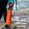 image:imageHydro Flask Bottle Boot  Bottom Protector Sleeve  Silicone Water Bottle Accessory Small Cloud PinkDew Blue