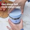 image:imageHydro Flask Food Jar  Insulated Stainless Steel Snack Travel Container for Hot Food amp Soup 28 Oz Capri BlueBeachplum Purple