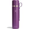 image:imageHydro Flask Hot Flask amp Cup  Insulated Stainless Steel Hot Drink Travel Container for Coffee amp Tea 36 Oz Oat TanBEACHPLUM PURPLE