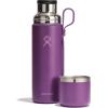 image:imageHydro Flask Hot Flask amp Cup  Insulated Stainless Steel Hot Drink Travel Container for Coffee amp Tea 36 Oz Oat TanBEACHPLUM PURPLE
