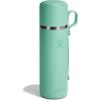 image:imageHydro Flask Hot Flask amp Cup  Insulated Stainless Steel Hot Drink Travel Container for Coffee amp Tea 36 Oz Oat TanMERMAID GREEN