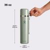 image:imageHydro Flask Hot Flask amp Cup  Insulated Stainless Steel Hot Drink Travel Container for Coffee amp Tea 36 Oz Oat TanTRILLIUM