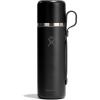 image:imageHydro Flask Hot Flask amp Cup  Insulated Stainless Steel Hot Drink Travel Container for Coffee amp Tea 36 Oz Oat TanBlack