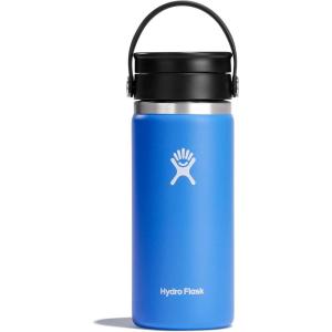 image:imageHydro Flask Flex Sip Coffee Tumbler  Insulated Stainless Steel Non Spill Leak Proof Travel Coffee Cup 16 Oz Capri BlueCASCADE