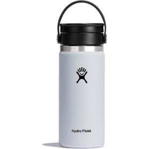 image:imageHydro Flask Flex Sip Coffee Tumbler  Insulated Stainless Steel Non Spill Leak Proof Travel Coffee Cup 16 Oz Capri BlueWhite