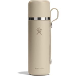 image:imageHydro Flask Hot Flask amp Cup  Insulated Stainless Steel Hot Drink Travel Container for Coffee amp Tea 36 Oz Oat TanOAT