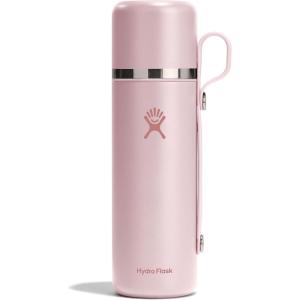 image:imageHydro Flask Hot Flask amp Cup  Insulated Stainless Steel Hot Drink Travel Container for Coffee amp Tea 36 Oz Oat TanTRILLIUM