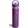 image:imageHydro Flask Water Bottle  Insulated Stainless Steel  Wide Straw Lid Non Spill Leakproof in 24 Oz Forest Green ArcBeachplum