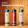 image:imageHydro Flask Water Bottle  Insulated Stainless Steel  Wide Straw Lid Non Spill Leakproof in 24 Oz Forest Green ArcCampus Ivory