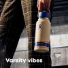 image:imageHydro Flask Water Bottle  Insulated Stainless Steel  Wide Straw Lid Non Spill Leakproof in 24 Oz Forest Green ArcCampus Ivory