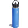 image:imageHydro Flask Water Bottle  Insulated Stainless Steel  Wide Straw Lid Non Spill Leakproof in 24 Oz Forest Green ArcCascade