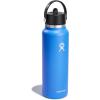 image:imageHydro Flask Water Bottle  Insulated Stainless Steel  Wide Straw Lid Non Spill Leakproof in 24 Oz Forest Green ArcCascade