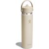 image:imageHydro Flask Water Bottle  Insulated Stainless Steel  Wide Straw Lid Non Spill Leakproof in 24 Oz Forest Green ArcCoconut