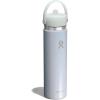 image:imageHydro Flask Water Bottle  Insulated Stainless Steel  Wide Straw Lid Non Spill Leakproof in 24 Oz Forest Green ArcGlimmer Blue