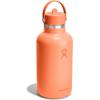 image:imageHydro Flask Water Bottle  Insulated Stainless Steel  Wide Straw Lid Non Spill Leakproof in 24 Oz Forest Green ArcNectar