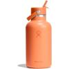 image:imageHydro Flask Water Bottle  Insulated Stainless Steel  Wide Straw Lid Non Spill Leakproof in 24 Oz Forest Green ArcNectar