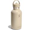 image:imageHydro Flask Water Bottle  Insulated Stainless Steel  Wide Straw Lid Non Spill Leakproof in 24 Oz Forest Green ArcOat