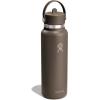 image:imageHydro Flask Water Bottle  Insulated Stainless Steel  Wide Straw Lid Non Spill Leakproof in 24 Oz Forest Green ArcSandpiper
