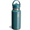 image:imageHydro Flask Water Bottle  Insulated Stainless Steel  Wide Straw Lid Non Spill Leakproof in 24 Oz Forest Green ArcSea Rose Gold