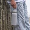 image:imageHydro Flask Water Bottle  Insulated Stainless Steel  Wide Straw Lid Non Spill Leakproof in 24 Oz Forest Green ArcTonal Agave