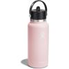 image:imageHydro Flask Water Bottle  Insulated Stainless Steel  Wide Straw Lid Non Spill Leakproof in 24 Oz Forest Green ArcTrillium
