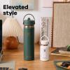 image:imageHydro Flask Micro Bottle  Insulated Mini Leak Proof Flask for Purse or Pocket in 67 Oz Chalk White ARCFOREST GREEN ARC