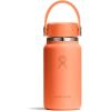 image:imageHydro Flask Micro Bottle  Insulated Mini Leak Proof Flask for Purse or Pocket in 67 Oz Chalk White ARCNECTAR ORANGE