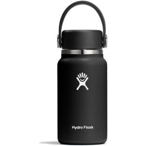 image:imageHydro Flask Micro Bottle  Insulated Mini Leak Proof Flask for Purse or Pocket in 67 Oz Chalk White ARCBlack