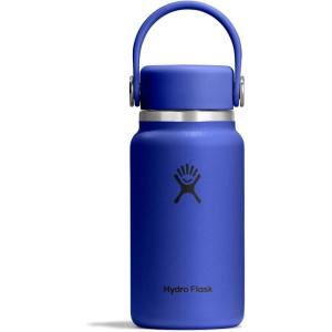 image:imageHydro Flask Micro Bottle  Insulated Mini Leak Proof Flask for Purse or Pocket in 67 Oz Chalk White ARCCAPRI BLUE