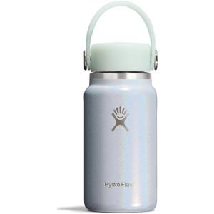 image:imageHydro Flask Micro Bottle  Insulated Mini Leak Proof Flask for Purse or Pocket in 67 Oz Chalk White ARCGLIMMER BLUE