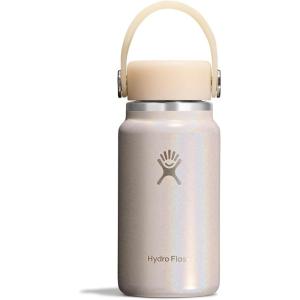 image:imageHydro Flask Micro Bottle  Insulated Mini Leak Proof Flask for Purse or Pocket in 67 Oz Chalk White ARCGLIMMER CREAM
