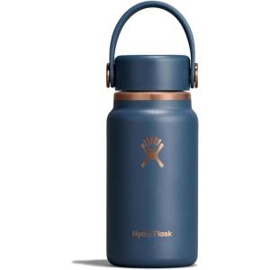 image:imageHydro Flask Micro Bottle  Insulated Mini Leak Proof Flask for Purse or Pocket in 67 Oz Chalk White ARCHARBOR BLUE ARC