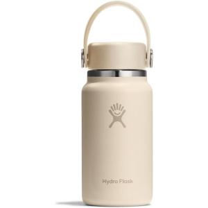image:imageHydro Flask Micro Bottle  Insulated Mini Leak Proof Flask for Purse or Pocket in 67 Oz Chalk White ARCOAT