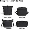 image:imageHydro Flask Carryout Lunch Bag  Insulated Lunch Bag  Soft Travel Cooler Utopia PurpleHARBOR BLUE