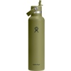 image:imageHydro Flask Water Bottle  Insulated Stainless Steel  Straw Lid Non Spill Leakproof in 24 Oz Popstar Pink