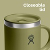 image:imageHydro Flask Coffee Mug  Insulated Stainless Steel Non Spill Leak Resistant Travel Mug 12 Oz Deep Teal