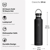 image:imageHydro Flask Water Bottle  Insulated Stainless Steel  Non Spill Leakproof in 24 Oz Deep Teal